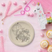 Assiettes En Carton La récolte d'automne Thanksgiving (Fête)