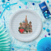 Assiettes En Carton La Russie - Russia plaque de Moscou (Fête)