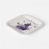 Assiettes En Carton La sorcière reçoit une Fête des mariées d'Hallowee (Angulaire)