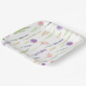 Assiettes En Carton La verdure fleur sauvage (Angulaire)