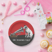 Assiettes En Carton La voix de son maître (Fête)