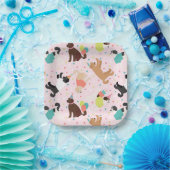 Assiettes En Carton Labradoodle / Goldendoodle Anniversaire Party (Fête)