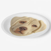 Assiettes En Carton Labrador Chien 3D inspiré (Angle)