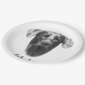 Assiettes En Carton Labrador Chien attrayant (Angle)