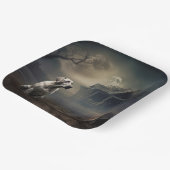 Assiettes En Carton Labrador Halloween (Angulaire)