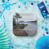 Assiettes En Carton Lac Eagle au parc national Acadia (Fête)