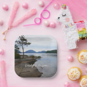 Assiettes En Carton Lac Eagle au parc national Acadia (Fête)