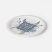 Assiettes En Carton Lac Misty | Dusty Floral Toujours pour toujours Mo (Angle)