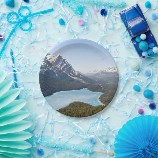 Assiettes En Carton Lac Peyto - Parc national Banff, Alberta, Canada (Fête)