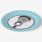 Assiettes En Carton Lacrosse Party, événement (Angle)