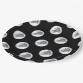 Assiettes En Carton Lacrosse Sports (Angle)