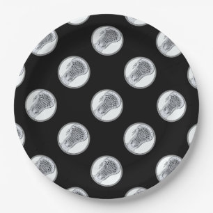 Assiettes En Carton Lacrosse Sports