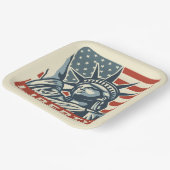 Assiettes En Carton Lady Liberty (Angulaire)