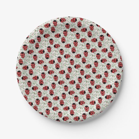 Assiettes En Carton Ladybug (Devant)