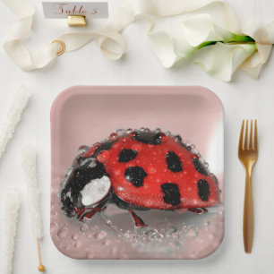 Assiettes En Carton Ladybug