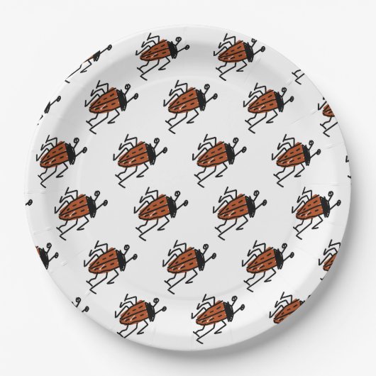Assiettes En Carton Ladybug (Devant)
