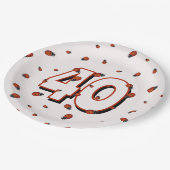 Assiettes En Carton Ladybugs Anniversaire Fête Big Age (Angle)