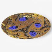 ASSIETTES EN CARTON LADYBUGS DE PARIS (Angle)