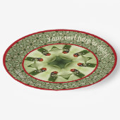 Assiettes En Carton Ladybugs Nature Art Party personnalisé (Angle)