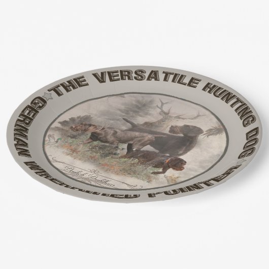 Assiettes En Carton L'aimant de voiture Sticker pour chien de chasse p (Angle)