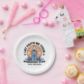 Assiettes En Carton Laisser la foi briller : Thème hiver (Fête)