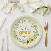 Laisser l'amour grandir Fleur sauvage Fête des mar