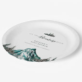 Assiettes En Carton Laisser L'Aventure Commencer Le Baby shower Des Pi (Angle)