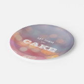 Assiettes En Carton Laissez-Les Manger Du Gâteau Fête D'Anniversaire (Angle)