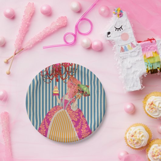 Assiettes En Carton Laissez-les manger le gâteau (plus d'options) - (Fête)