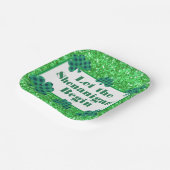 Assiettes En Carton Laissez les Shenanigans commencer le trèfle vert é (Angulaire)