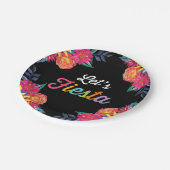 Assiettes En Carton Laissez-nous les plaques à papier de fiesta. (Angle)