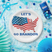 Assiettes En Carton Laissons passer les plaques de papier Brandon (Fête)