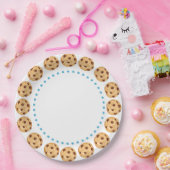 Assiettes En Carton Lait et biscuits Plaques d'anniversaire (Fête)