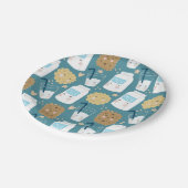 Assiettes En Carton Lait et cookies (Angle)