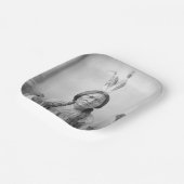 Assiettes En Carton Lakota Leader assis Bull Amérindien (Angulaire)