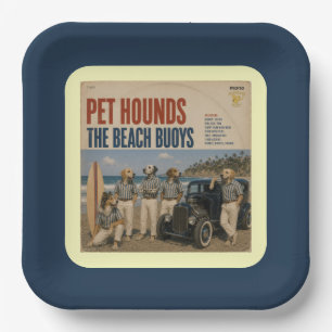Assiettes En Carton L'album des Beach Buoys : une parodie