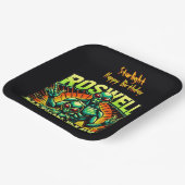 Assiettes En Carton L'Alien de Roswell Encounter Park attend ! (Angulaire)