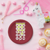 Assiettes En Carton L'alphabet maori Pu Taka (Fête)