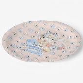 Assiettes En Carton Lambe rose bleu Sexe Neutre Révélation (Angle)