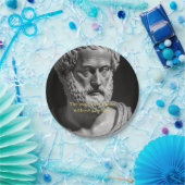 Assiettes En Carton L'âme ne pense jamais sans image (Fête)