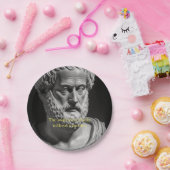 Assiettes En Carton L'âme ne pense jamais sans image (Fête)