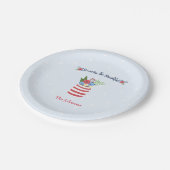 Assiettes En Carton L'Amérique, la belle 4 juillet (Angle)