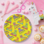 Assiettes En Carton Lames à rouleaux Patinage Anniversaire de enfant P (Fête)