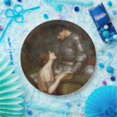 Assiettes En Carton Lamia and the Soldier (par John William Waterhouse (Fête)