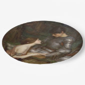 Assiettes En Carton Lamia and the Soldier (par John William Waterhouse (Angle)