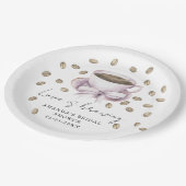 Assiettes En Carton L'amour brasse Bow Coffee Douche nuptiale (Angle)