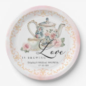 Assiettes En Carton L'amour brasse la plaque de papier de Fête des mar (Devant)