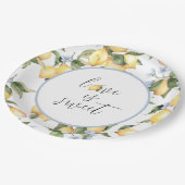 Assiettes En Carton L'amour, c'est des Plaques en papier citron doux (Angle)