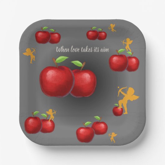 Assiettes En Carton L'amour divin (Recto)