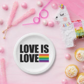 Assiettes En Carton L'amour est l'amour (Fête)